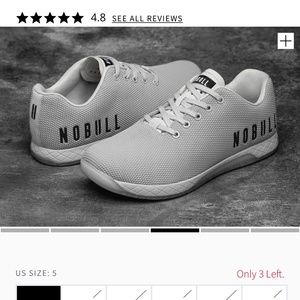 NOBULL Trainers - women size  8 / men size 6.5